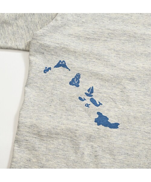 新品タグ付 45R 葉山ものがたりHAYAMA ロゴプリント Tシャツ ロンT 45R（フォーティファイブアール）の「葉山ものがたり HAYAMAロゴ