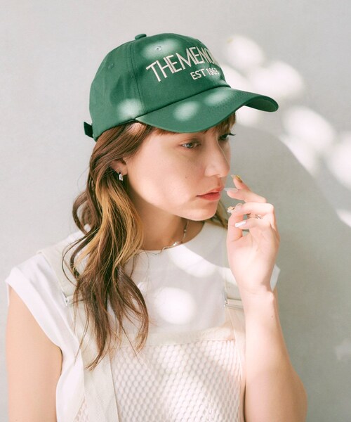 Lattice（Lattice）の「カラーロゴキャップ（キャップ・レディース・アイボリー/ブラック/ダークブルー/ベージュ系その他/ブラウン/ブラウン系その他/グリーン系その他/グリーン/グレー/ピンク・0）」の8枚目の写真