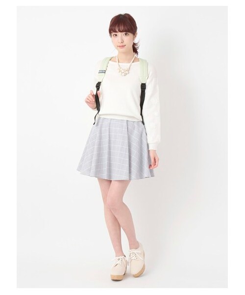 earth music&ecology（アースミュージックアンドエコロジー）の「レースアップ厚底キャンバスシューズ（パンプス・レディース・アイボリー/ブラック/ライトイエロー・22.5cm/23cm/23.5cm/24cm/24.5cm）」の8枚目の写真