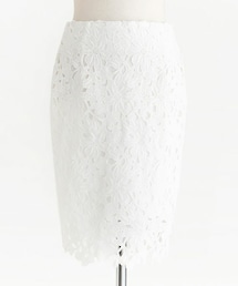 DHOLIC | フラワーレースHラインミディスカート(スカート)