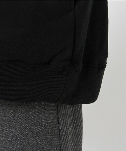 603（ロクマルサン）の「603 度詰め裏毛フードBIGパーカー（スウェット・レディース・ホワイト/ブラック・FREE）」の9枚目の写真