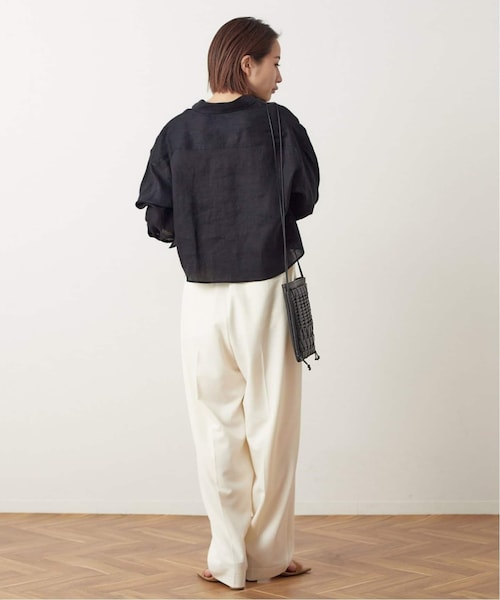 JOURNAL STANDARD L'ESSAGEオーガニックリネンロングシャツ 中古・古着通販】journal standard L'essage (ジャーナルスタンダード
