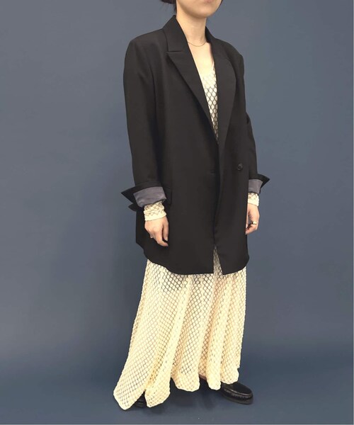 EDIT. FOR LULU（エディットフォールル）の「《予約》abc シンプルジャケット（その他・ブラック/34/36）」の3枚目の写真