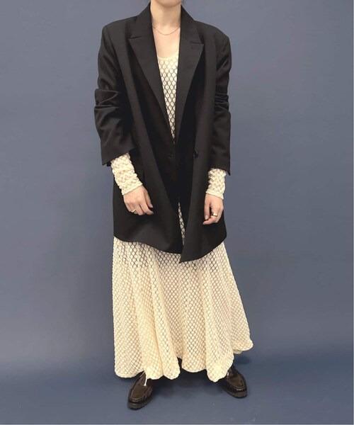 EDIT. FOR LULU（エディットフォールル）の「《予約》abc シンプルジャケット（その他・ブラック/34/36）」の2枚目の写真