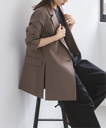 トロストレッチスリットジャケット ブラウン　noble トロストレッチスリットジャケット | ノーブル(Noble) | マルイ