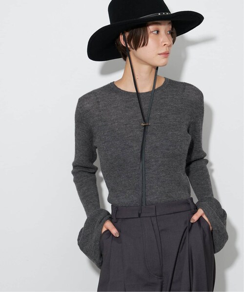 plage（プラージュ）の「《予約》puff sleeve ニット（その他・ブラック/フリー）」の2枚目の写真