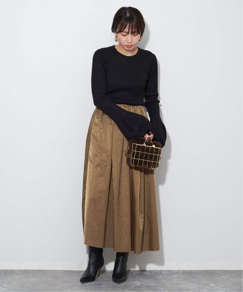 plage（プラージュ）の「《予約》puff sleeve ニット（その他・ブラック/フリー）」の4枚目の写真