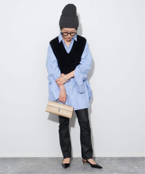 plage(プラージュ)の「《予約》Cashmere Mix Fur ベスト(その他・ブラック/フリー)」の7枚目の写真