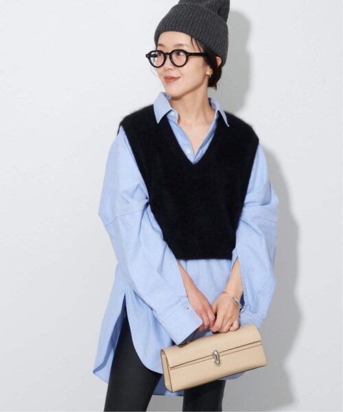 plage(プラージュ)の「《予約》Cashmere Mix Fur ベスト(その他・ブラック/フリー)」の5枚目の写真
