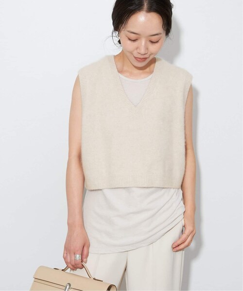 plage(プラージュ)の「《予約》Cashmere Mix Fur ベスト(その他・ブラック/フリー)」の14枚目の写真