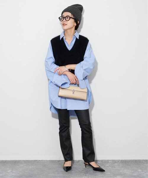 plage(プラージュ)の「《予約》Cashmere Mix Fur ベスト(その他・ブラック/フリー)」の6枚目の写真