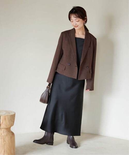 【新品未使用タグ付】SLOBE IENA リサイクルPEショートジャケット SLOBE IENA（スローブイエナ）の「《予約》リサイクルPEショート