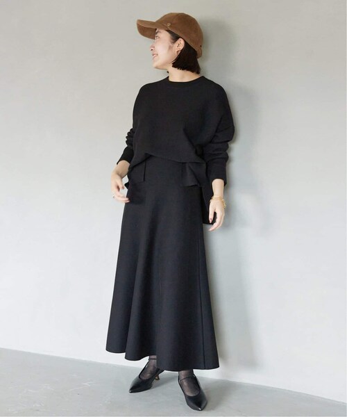 SLOBE IENA コットンダブルフェイスニットプルオーバー SLOBE IENA（スローブイエナ）の「《予約》コットンダブルフェイス