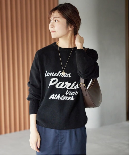 SLOBE IENA（スローブイエナ）の「《予約》Voyageロゴニット（）」 - WEAR