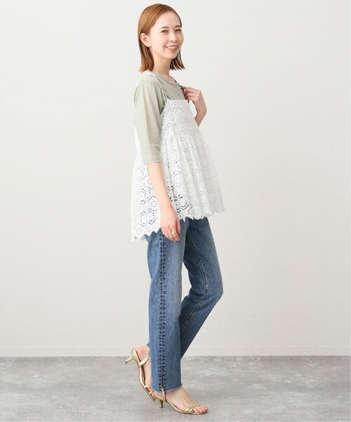 SLOBE IENA(スローブイエナ)の「《予約》シアー天竺5分袖Tシャツ(その他・ナチュラル/フリー)」の20枚目の写真