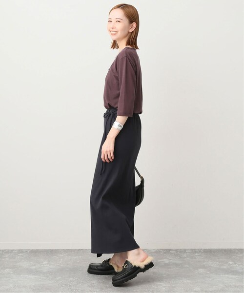 SLOBE IENA(スローブイエナ)の「《予約》シアー天竺5分袖Tシャツ(その他・ナチュラル/フリー)」の13枚目の写真