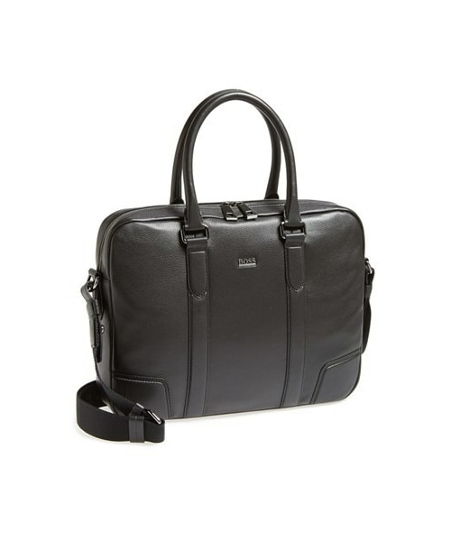 HUGO BOSS（ヒューゴボス）の「BOSS HUGO BOSS 'Morval' Leather Work Bag（バッグ）」 WEAR