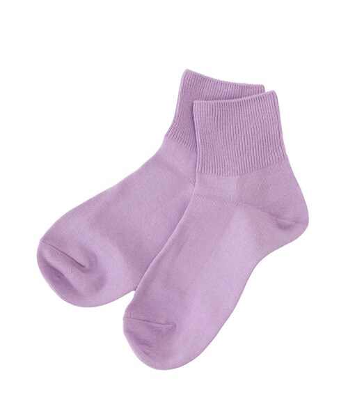 3coins（3coins）の「リブショート丈ソックス（ソックス/靴下・レディース・アイボリー/イエロー/ブルー/その他/ブラック・0）」の5枚目の写真