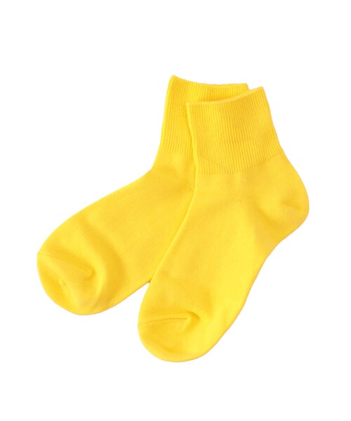 3coins（3coins）の「リブショート丈ソックス（ソックス/靴下・レディース・アイボリー/イエロー/ブルー/その他/ブラック・0）」の4枚目の写真