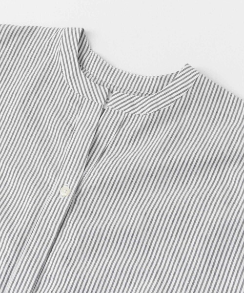 URBAN RESEARCH DOORS（アーバンリサーチドアーズ）の「ストライプ5分袖シャツワンピース（ワンピース/ドレス・レディース・BEIGE/BLACK/BLUE・M）」の17枚目の写真