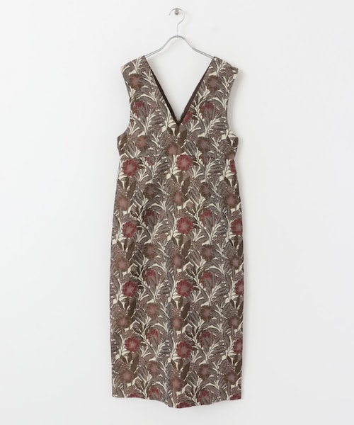 KBF（ケイビーエフ）の「『WEB/一部店舗限定』ジャガードIラインワンピース（ワンピース/ドレス・レディース・UMBER/BROWN・one）」の15枚目の写真