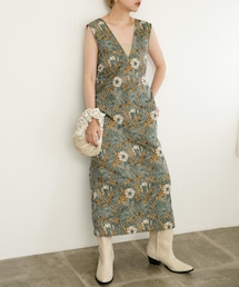 KBF | 『WEB/一部店舗限定』ジャガードIラインワンピース(ワンピース/ドレス)