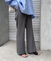 COLLAGE GALLARDAGALANTE | ウールライクフレアパンツ(パンツ)