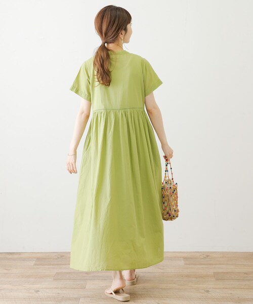 URBAN RESEARCH Sonny Label（アーバンリサーチサニーレーベル）の「エアリーコットンエンブロイダリーワンピース（ワンピース/ドレス・レディース・スミレ/ブラック/ピスタチオ・FREE）」の21枚目の写真