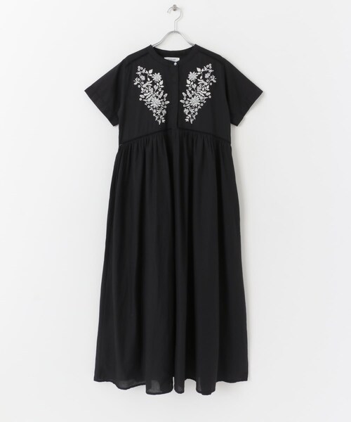 URBAN RESEARCH Sonny Label（アーバンリサーチサニーレーベル）の「エアリーコットンエンブロイダリーワンピース（ワンピース/ドレス・レディース・スミレ/ブラック/ピスタチオ・FREE）」の12枚目の写真