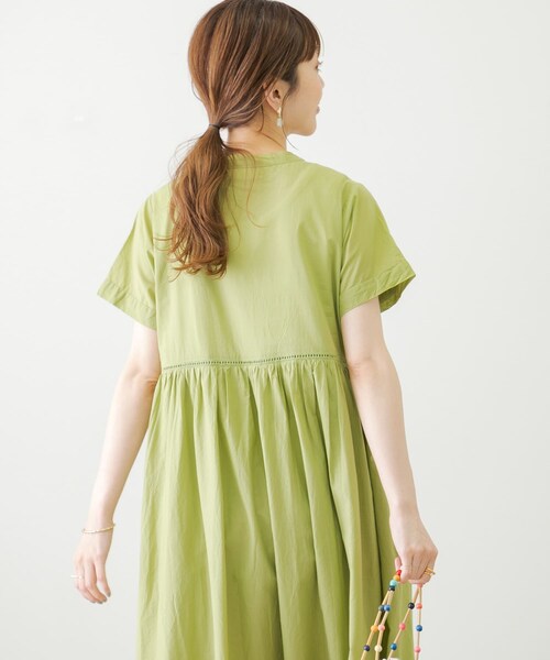 URBAN RESEARCH Sonny Label（アーバンリサーチサニーレーベル）の「エアリーコットンエンブロイダリーワンピース（ワンピース/ドレス・レディース・スミレ/ブラック/ピスタチオ・FREE）」の18枚目の写真