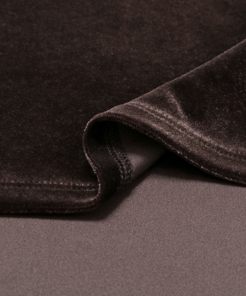 URBAN RESEARCH(アーバンリサーチ)の「ベロアジャンパーワンピース(ワンピース/ドレス・レディース・BLUEGRAY/D.BROWN・FREE)」の14枚目の写真