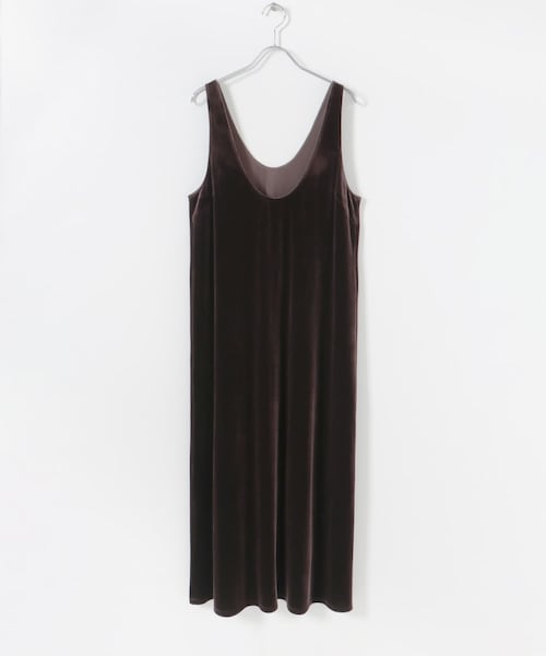 URBAN RESEARCH(アーバンリサーチ)の「ベロアジャンパーワンピース(ワンピース/ドレス・レディース・BLUEGRAY/D.BROWN・FREE)」の12枚目の写真
