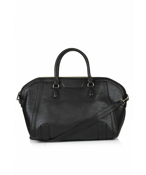 pu luggage bag with double grab handles