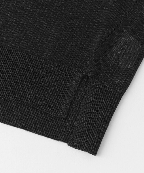 URBAN RESEARCH DOORS（アーバンリサーチドアーズ）の「ウォッシャブルドライニット（トップス・レディース・BLACK/CAMEL・M）」の14枚目の写真