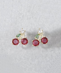 3coins | フルーツミニ樹脂イヤリング(イヤリング)