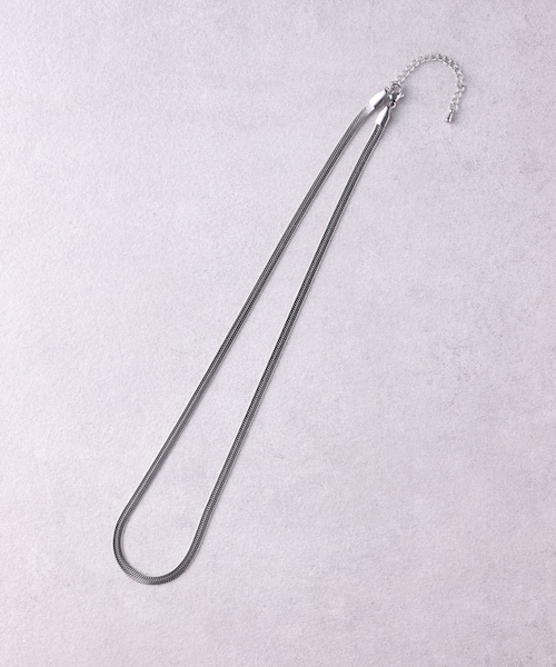 Lattice（Lattice）の「<ステンレス>メタルネックレス（ネックレス・レディース・ゴールド/シルバー・0）」の2枚目の写真