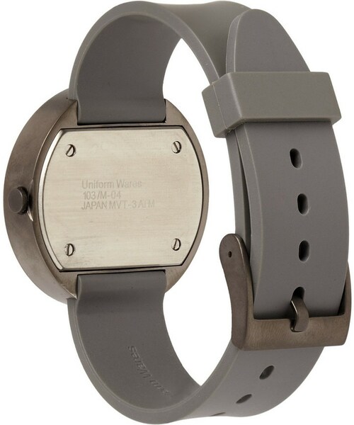 Uniform Wares（ユニフォームウェアーズ）の「Uniform Wares 100 Series Steel Wristwatch（アナログ腕時計・メンズ・Gray・One Size）」の3枚目の写真