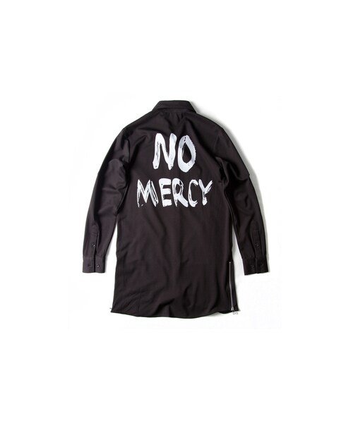 Slightly Numb（スライトリーナム）の「NO MERCY SHIRT（トップス・White/Black・01/02/03）」の3枚目の写真