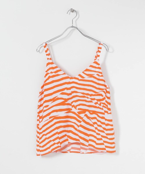 5PREVIEW(ファイブプレビュー)の「5PREVIEW LUSH Top∴(トップス・レディース・ORANGE/BLACK・XS)」の3枚目の写真