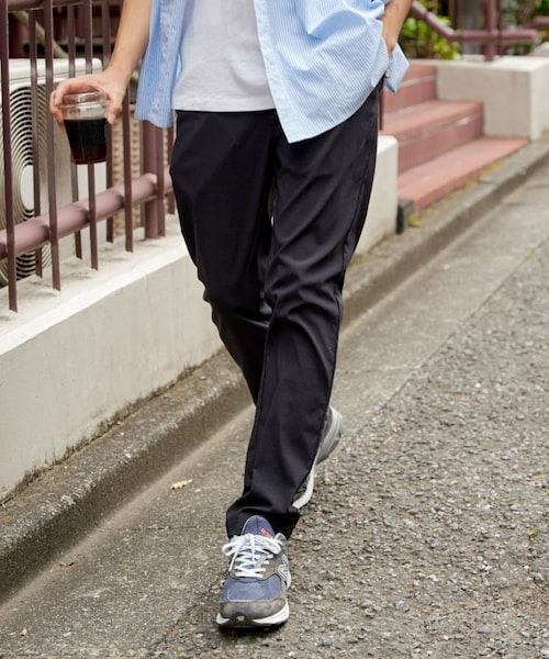 CIAOPANIC TYPY（チャオパニックティピー）の「接触冷感スーパーストレッチテーパードパンツ（パンツ・メンズ・ネイビー/グレー/ブラック・M/L/XL）」の2枚目の写真