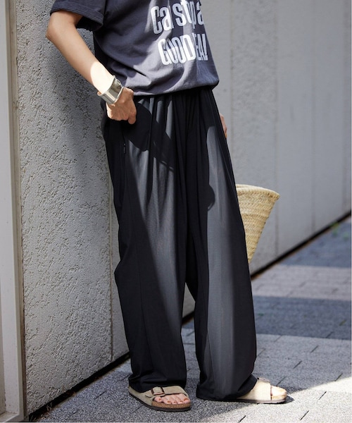 フレームワーク UVカットクールジャージーパンツ FRAMeWORK（フレームワーク）の「UVカットクールジャージー