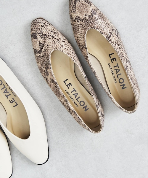 LE TALON（ルタロン）の「《予約》レザーUカットフラット