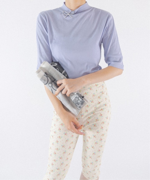 Charles Chaton（シャルルシャトン）の「Robert P.Miller sheer prib H/S tee（その他・ブラック/フリー）」の3枚目の写真