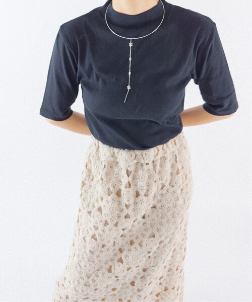 Charles Chaton（シャルルシャトン）の「Robert P.Miller sheer prib H/S tee（その他・ブラック/フリー）」の5枚目の写真