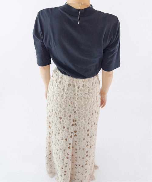 Charles Chaton（シャルルシャトン）の「Robert P.Miller sheer prib H/S tee（その他・ブラック/フリー）」の6枚目の写真