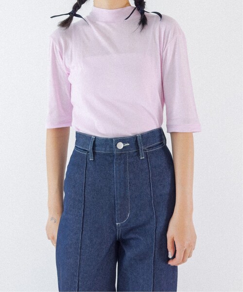 Charles Chaton（シャルルシャトン）の「Robert P.Miller sheer prib H/S tee（その他・ブラック/フリー）」の4枚目の写真