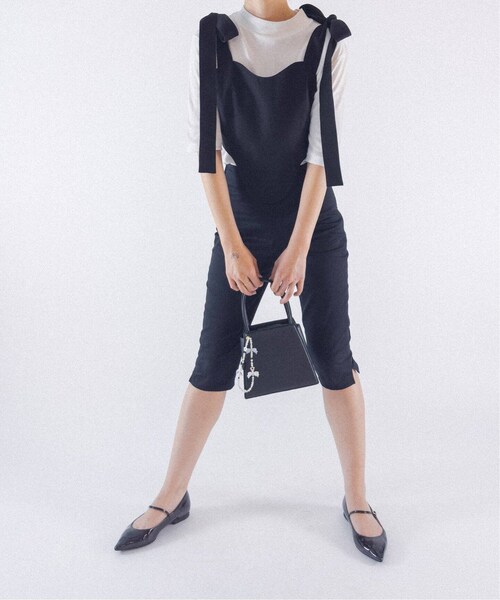 Charles Chaton（シャルルシャトン）の「Robert P.Miller sheer prib H/S tee（その他・ブラック/フリー）」の12枚目の写真