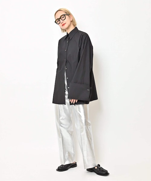 CITYSHOP(シティーショップ)の「《予約》BIG CUFFS シャツ(その他・ブラック/フリー)」の3枚目の写真