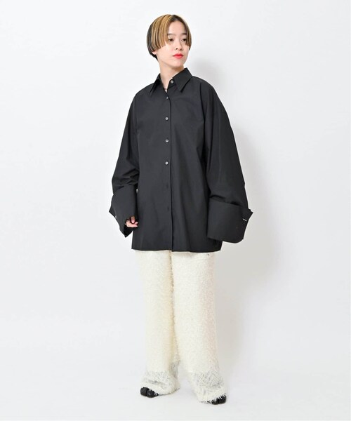 CITYSHOP(シティーショップ)の「《予約》BIG CUFFS シャツ(その他・ブラック/フリー)」の5枚目の写真