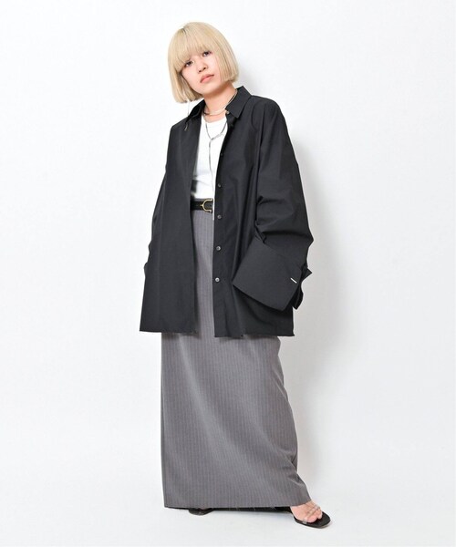 CITYSHOP(シティーショップ)の「《予約》BIG CUFFS シャツ(その他・ブラック/フリー)」の10枚目の写真